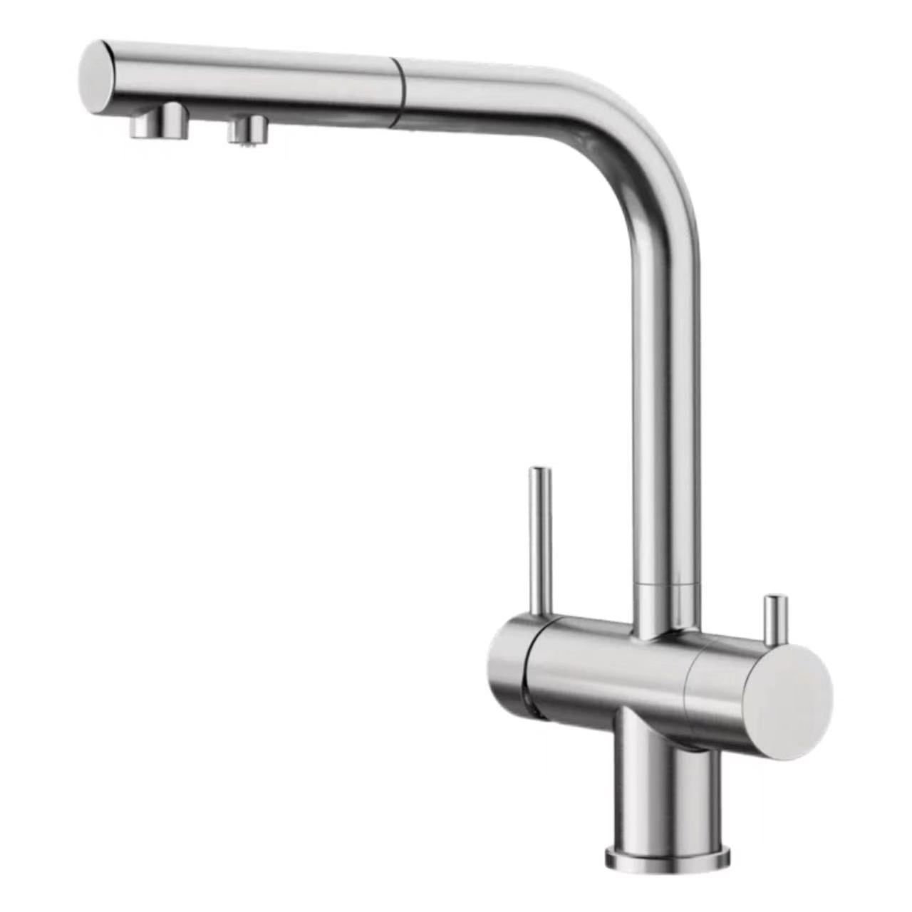 Dual-Control, Dual-Handle Pull-Out kjøkkenvannrenserkran