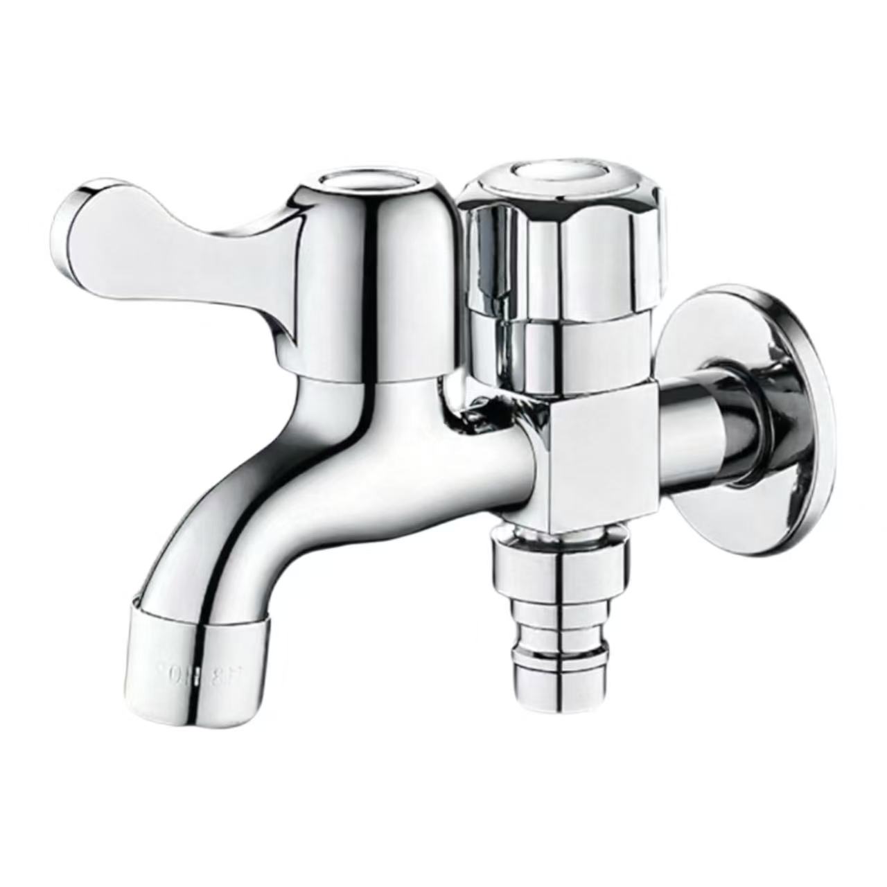 Dual-Control Dual-Outlet Vaskemaskinkran